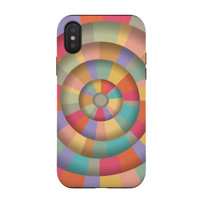 iPhone Xs / X StrongFit Merry Go Round by Majoih