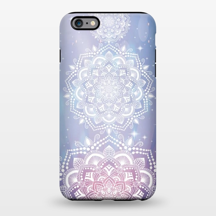 iPhone 6/6s plus StrongFit Purple sparkling mandala by Jms