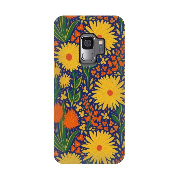 Galaxy S9 StrongFit Summer Wildflowers by Melissa Pedersen