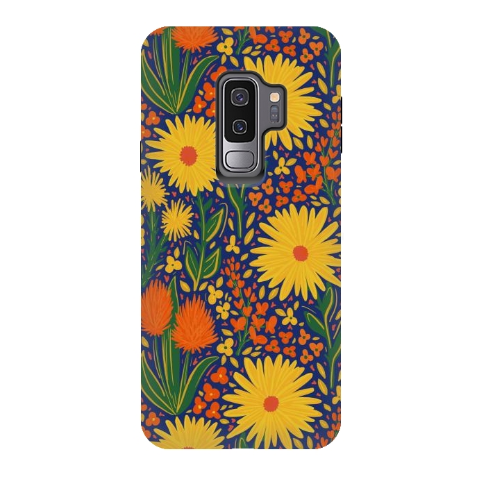 Galaxy S9 plus StrongFit Summer Wildflowers by Melissa Pedersen