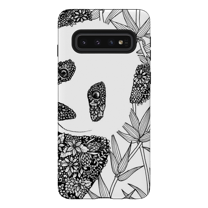 Galaxy S10 StrongFit Pop-In Panda by gingerlique