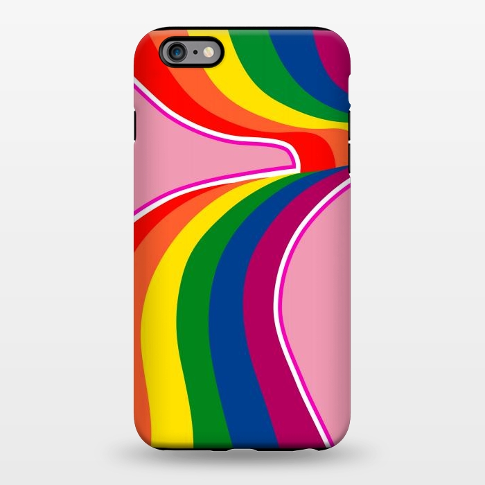iPhone 6/6s plus StrongFit arco-iris pop by Carolina Escobar Sánchez