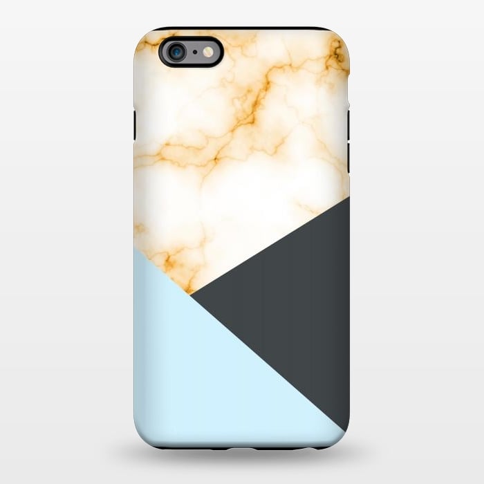 iPhone 6/6s plus StrongFit Orange Marble II by Creativeaxle