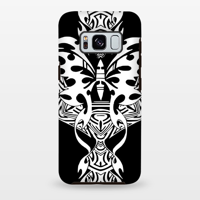 Galaxy S8 plus StrongFit Tribal butterfly  by Josie
