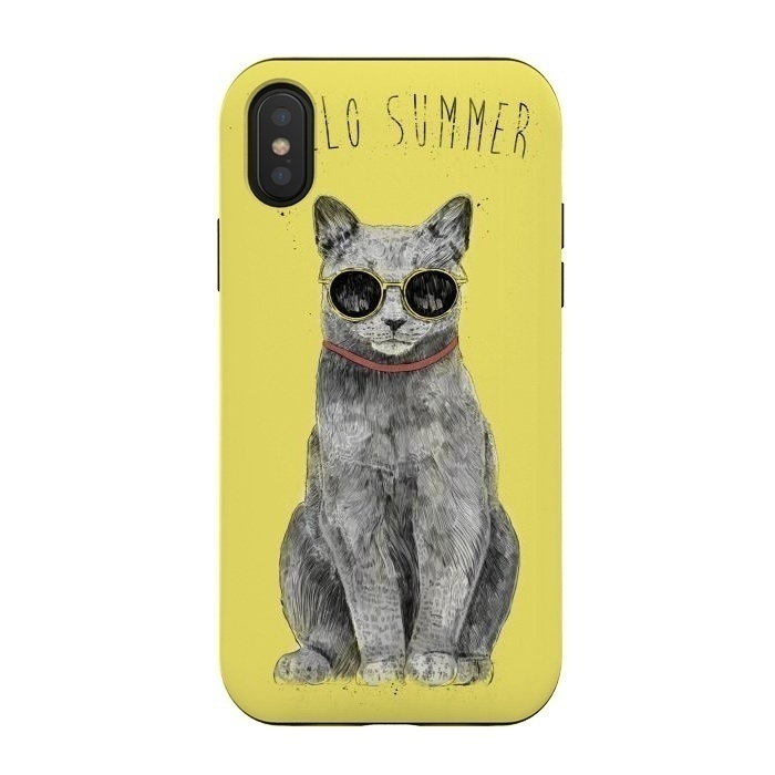 iPhone Xs / X StrongFit Hello Summer by Balazs Solti