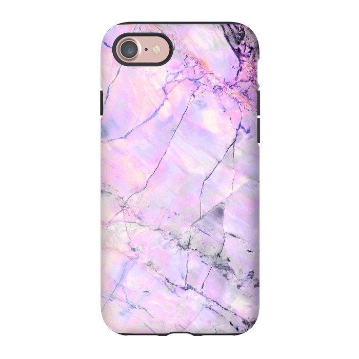 iPhone 7 StrongFit Iridescent pastel marble by Oana 