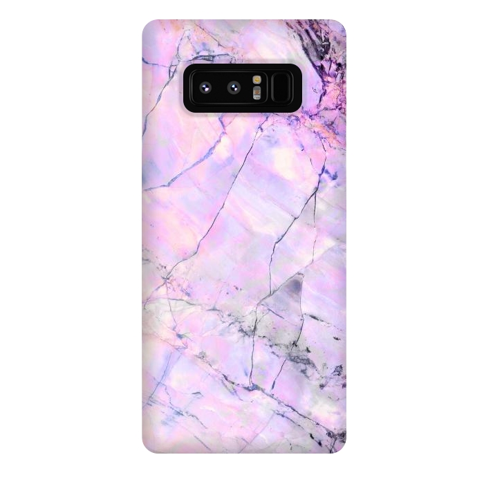 Galaxy Note 8 StrongFit Iridescent pastel marble by Oana 