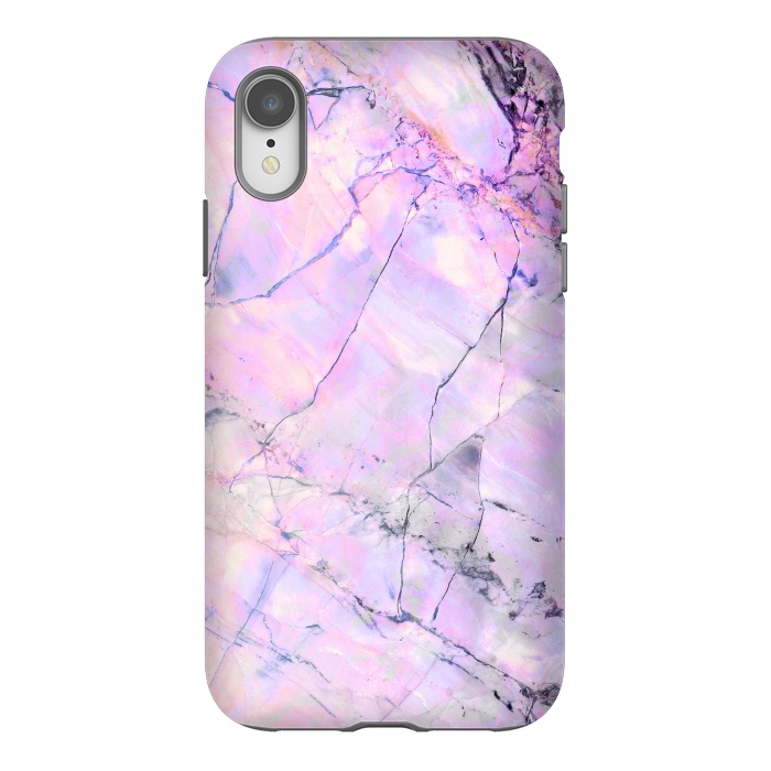iPhone Xr StrongFit Iridescent pastel marble by Oana 