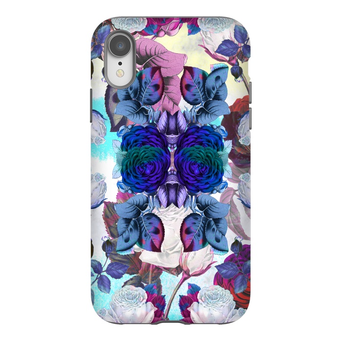 iPhone Xr StrongFit Blue roses by Oana 