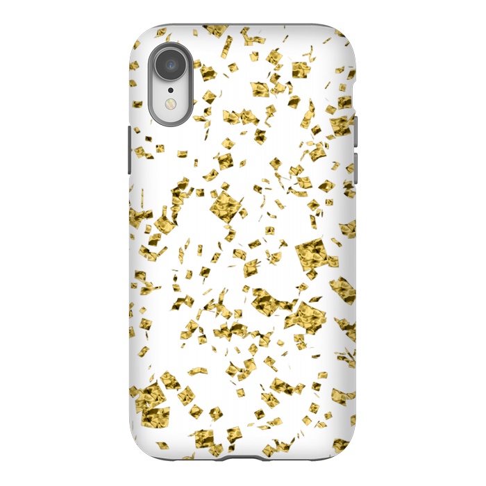 iPhone Xr StrongFit Gold Flakes by Ashley Camille