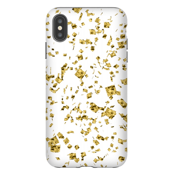 iPhone Xs Max StrongFit Gold Flakes by Ashley Camille