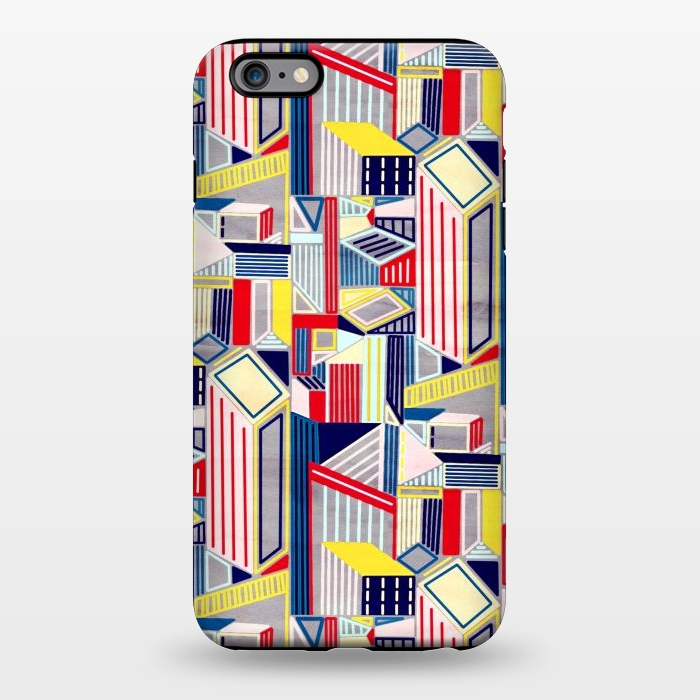 iPhone 6/6s plus StrongFit Abstract Minimalism City (Textured & Bright)  by Tigatiga