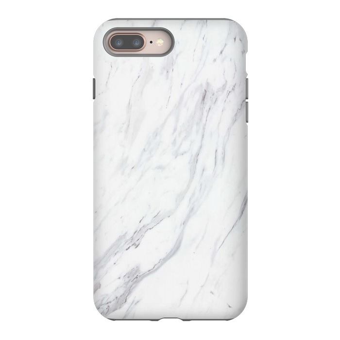 iPhone 7 plus StrongFit Pure-White-Marble by ''CVogiatzi.
