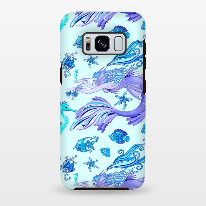 Galaxy S8 plus StrongFit Mystic Mermaid Fairy Purple Creature by BluedarkArt