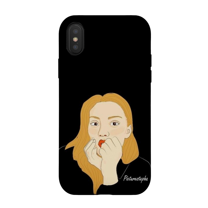 iPhone Xs / X StrongFit Thinking your ideas/ pensando tus ideas by stephania