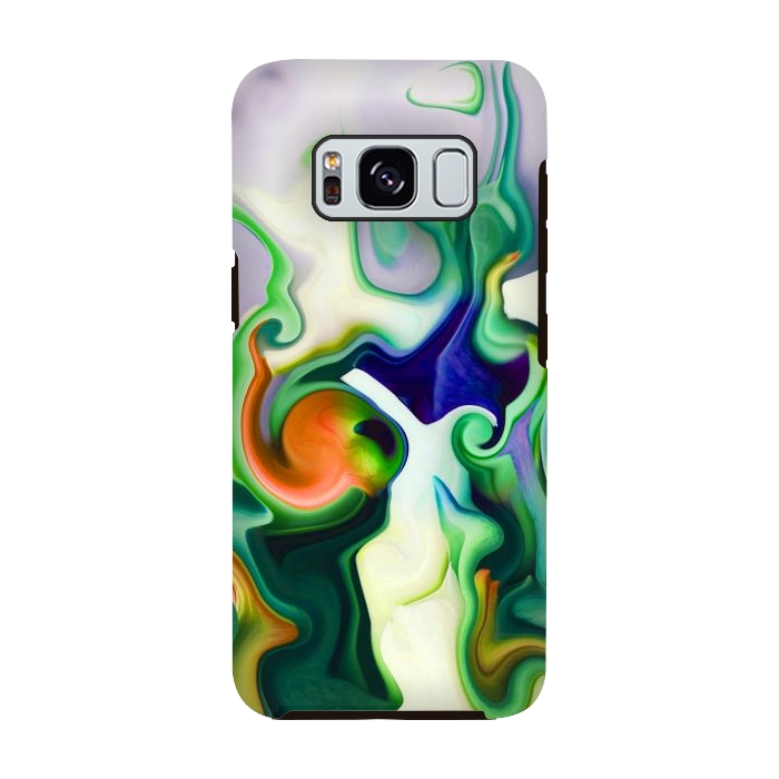 Galaxy S8 StrongFit liquid marble by haroulita