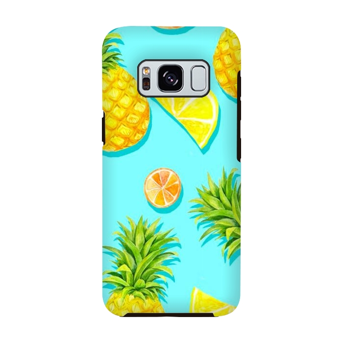 Galaxy S8 StrongFit pineapple and grapefruit by haroulita