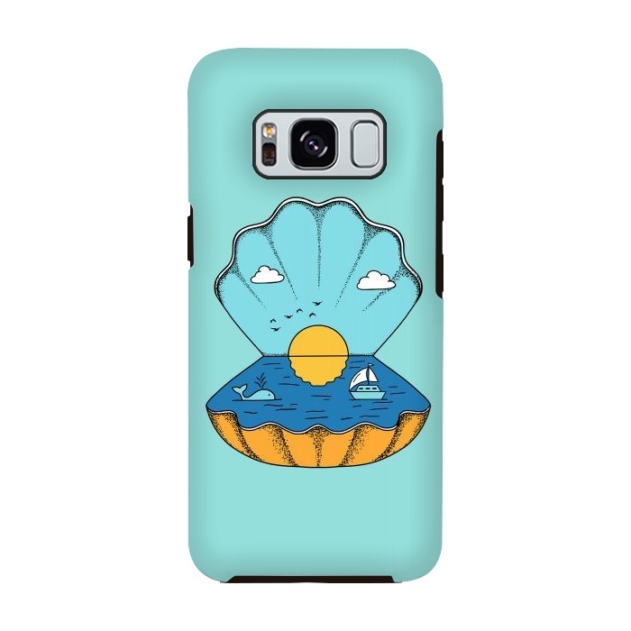 Galaxy S8 StrongFit Shell Nature by Coffee Man