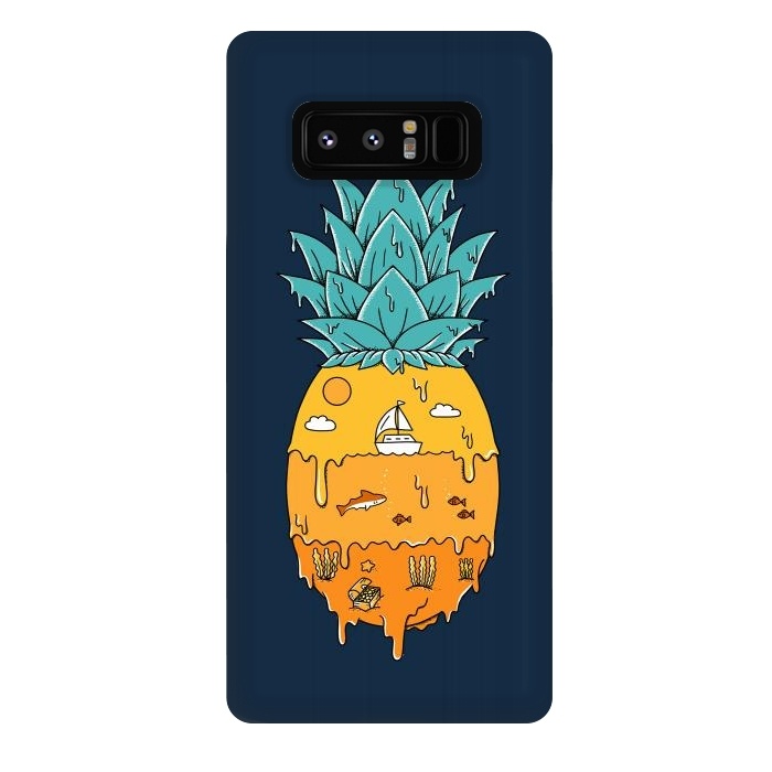 Galaxy Note 8 StrongFit Pineapple Landscape by Coffee Man