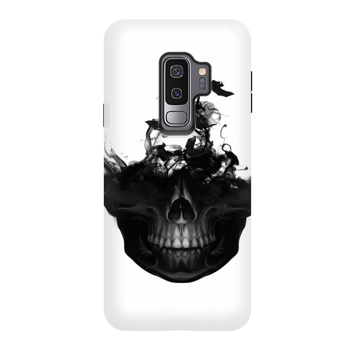 Galaxy S9 plus StrongFit black skull by haroulita