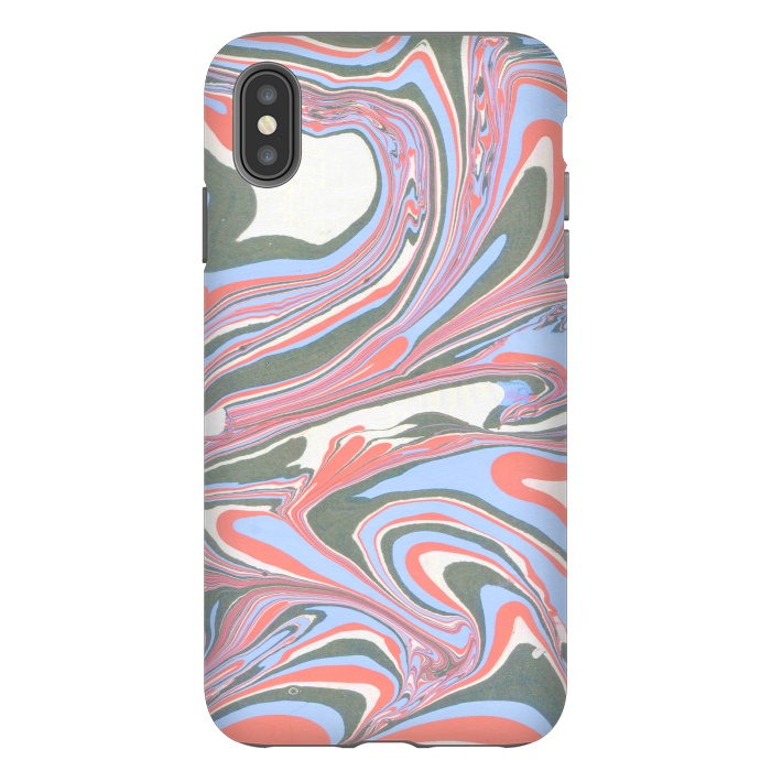 iPhone Xs Max StrongFit liquid acrylic marble by haroulita