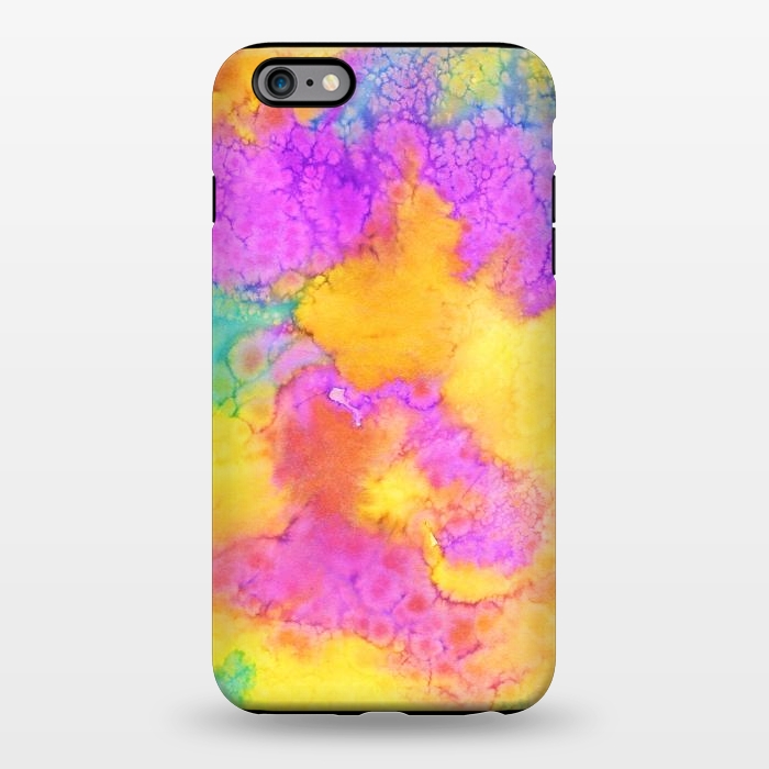 iPhone 6/6s plus StrongFit watercolor abstract rainbow by haroulita