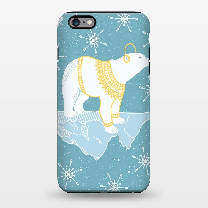 iPhone 6/6s plus StrongFit white bear by haroulita