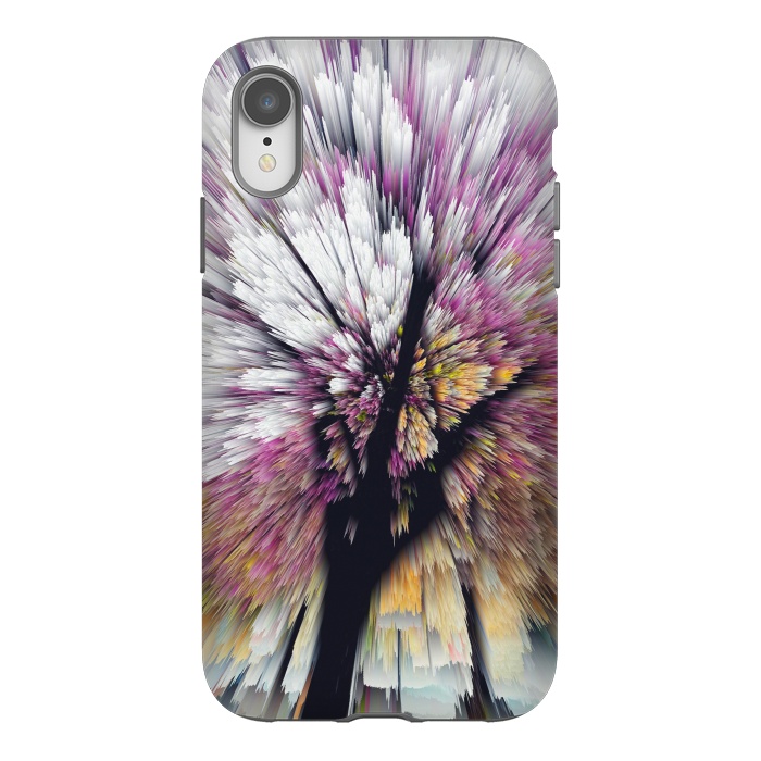 iPhone Xr StrongFit glitchy tree by haroulita