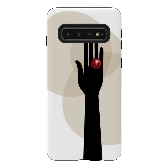 Galaxy S10 StrongFit Ruby by Majoih
