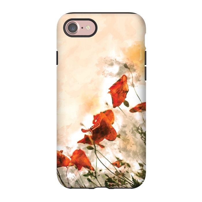 iPhone 7 StrongFit Red Poppy II by Creativeaxle