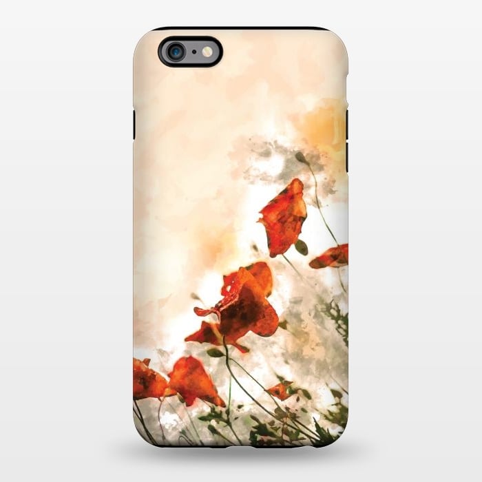 iPhone 6/6s plus StrongFit Red Poppy II by Creativeaxle