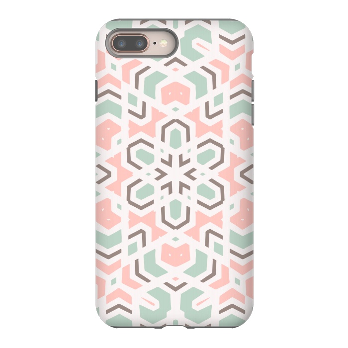 iPhone 7 plus StrongFit Faithful Kaleidoscope Mandala by Creativeaxle