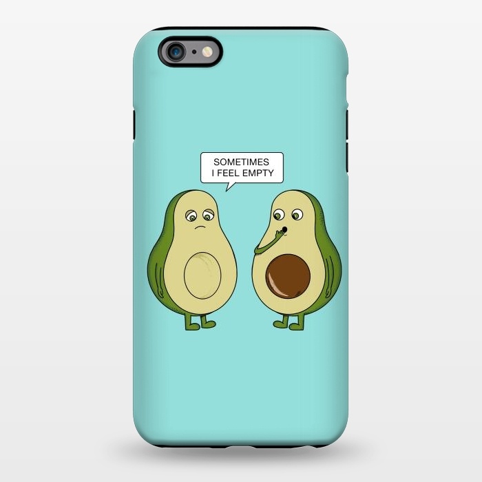 iPhone 6/6s plus StrongFit Avocado Empty by Coffee Man