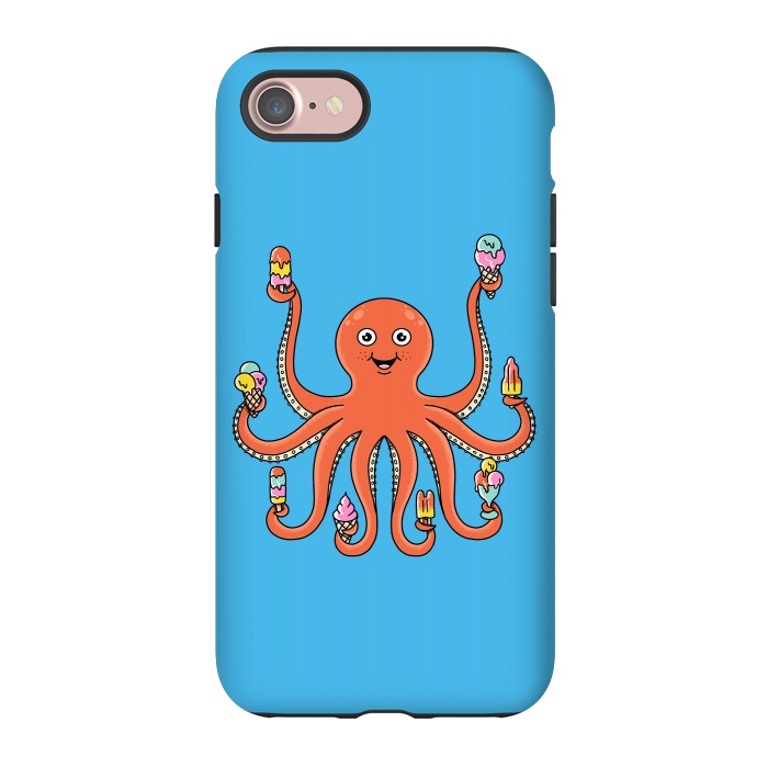 iPhone 7 StrongFit Octopus Ice Creams by Coffee Man
