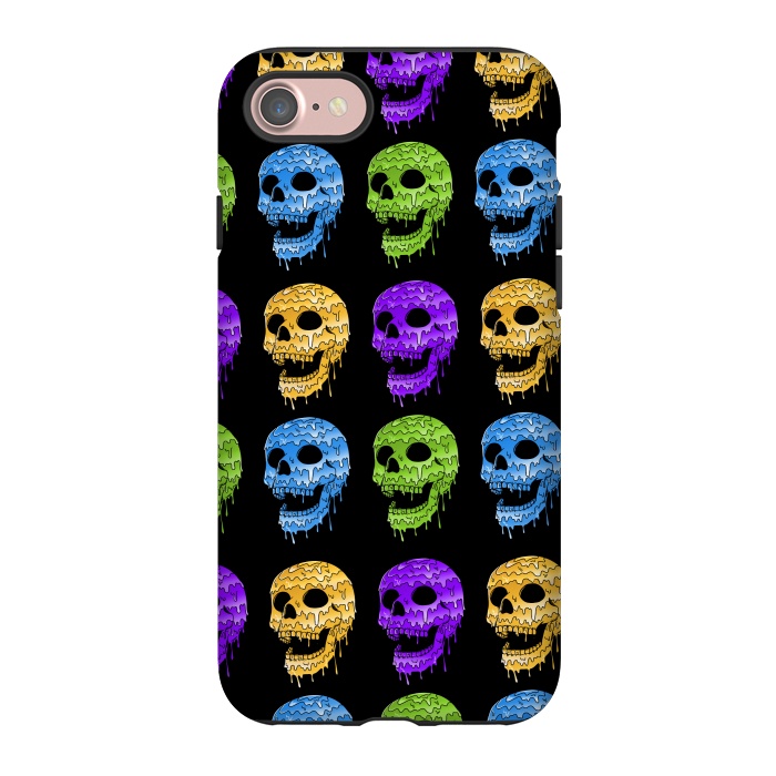 iPhone 7 StrongFit Skulls Colors by Coffee Man