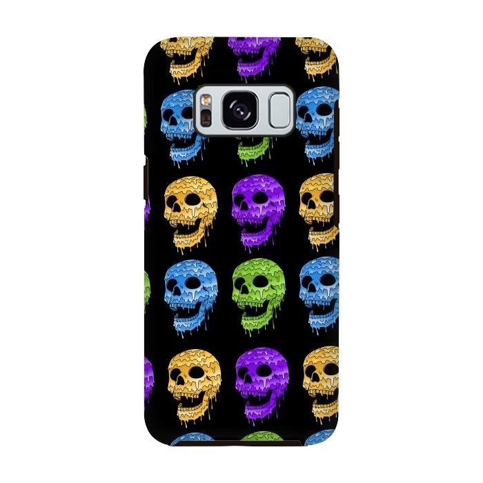 Galaxy S8 StrongFit Skulls Colors by Coffee Man