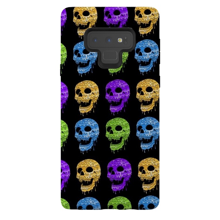 Galaxy Note 9 StrongFit Skulls Colors by Coffee Man