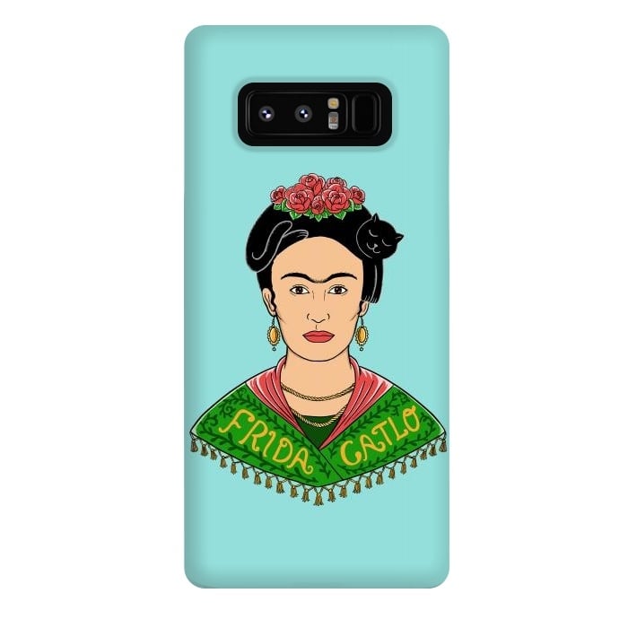 Galaxy Note 8 StrongFit Frida Catlo by Coffee Man