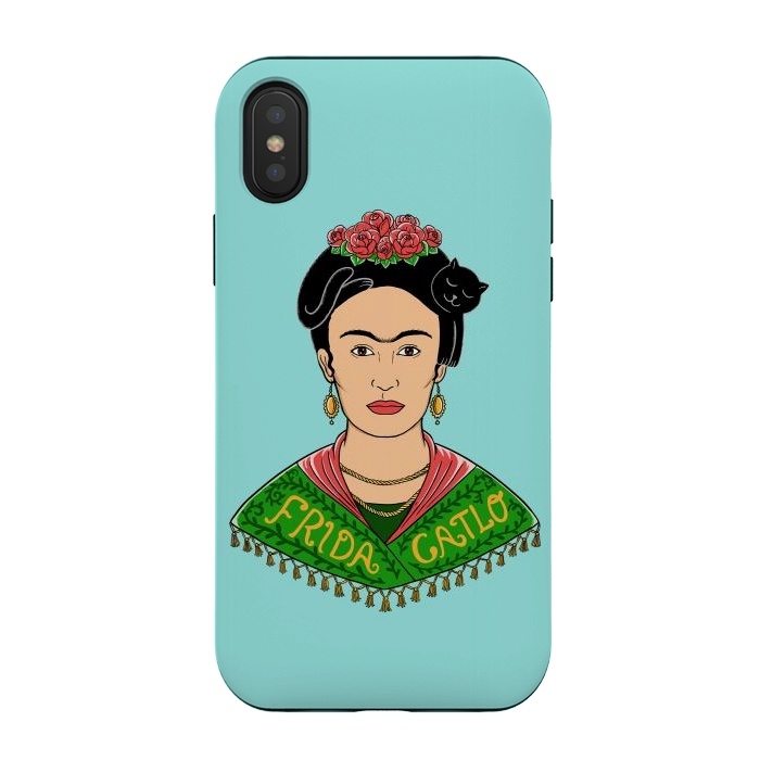 iPhone Xs / X StrongFit Frida Catlo by Coffee Man