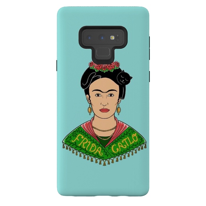 Galaxy Note 9 StrongFit Frida Catlo by Coffee Man