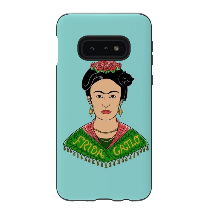 Galaxy S10e StrongFit Frida Catlo by Coffee Man