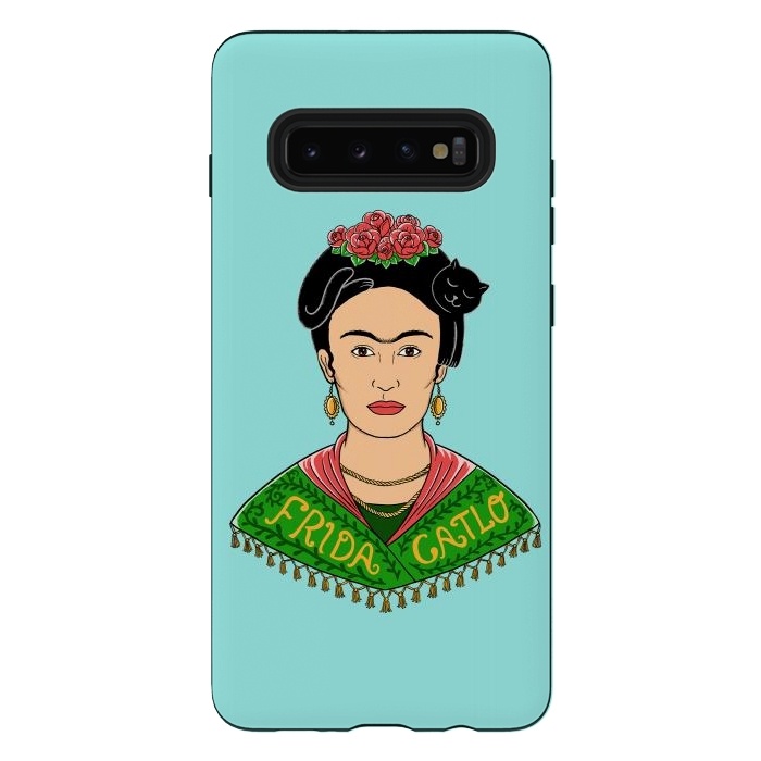 Galaxy S10 plus StrongFit Frida Catlo by Coffee Man