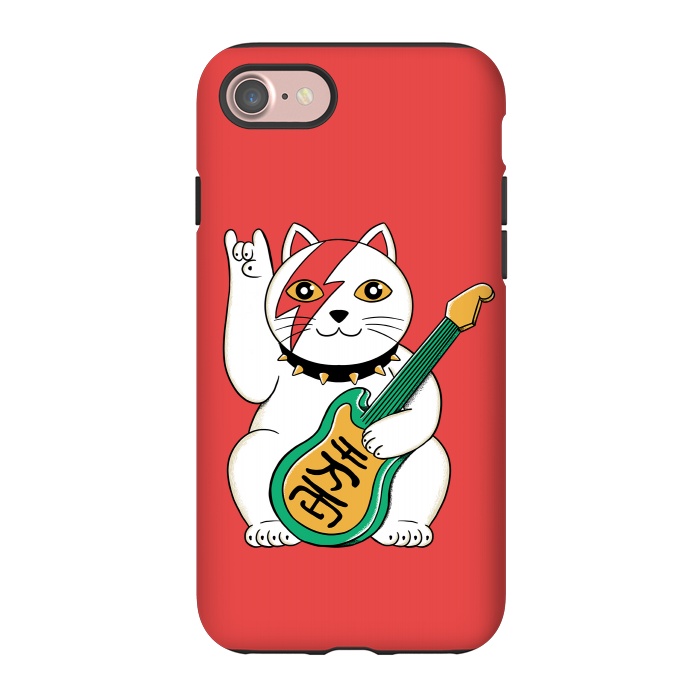 iPhone 7 StrongFit Cat Lucky by Coffee Man