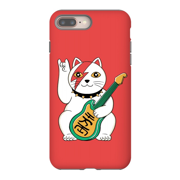 iPhone 7 plus StrongFit Cat Lucky by Coffee Man