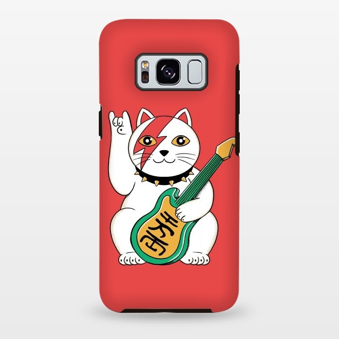 Galaxy S8 plus StrongFit Cat Lucky by Coffee Man