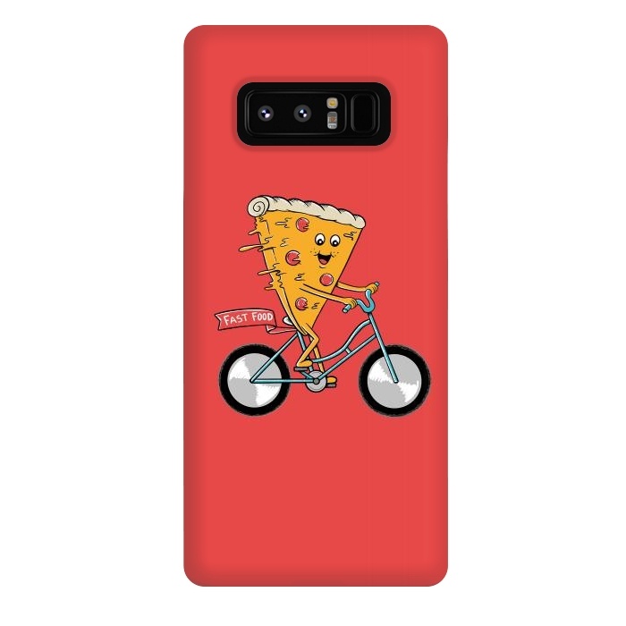 Galaxy Note 8 StrongFit Pizza Fast Food Red by Coffee Man