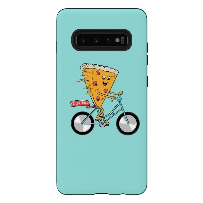 Galaxy S10 plus StrongFit Pizza Fast Food by Coffee Man
