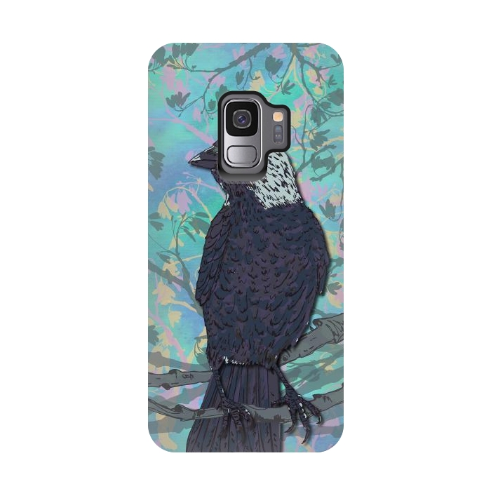 Galaxy S9 StrongFit Forever Jackdaw by Lotti Brown