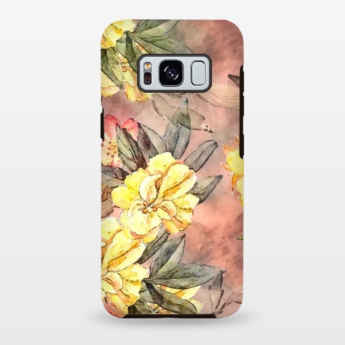Galaxy S8 plus StrongFit Pretty Yellow by Creativeaxle
