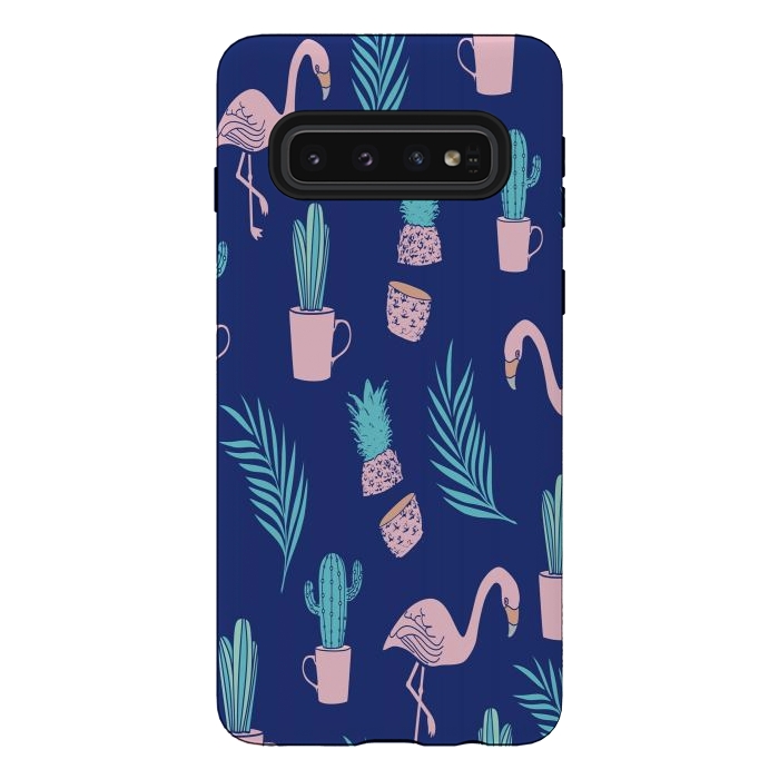 Galaxy S10 StrongFit Summer Tropical Vibes by Joanna Vog